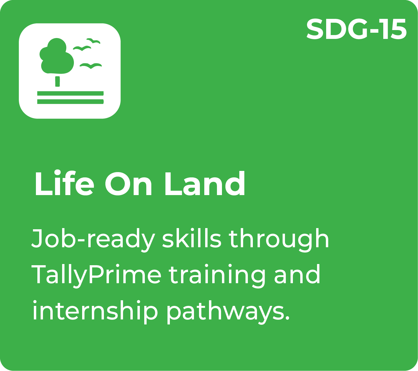 Life on land icon